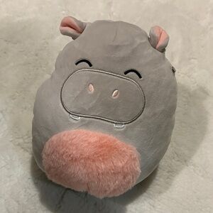 Squishmallows Harrison the Grey Hippo 8in Plush